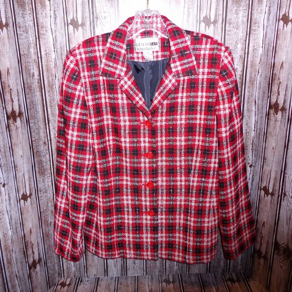 Gorgeous Vintage Tartan Plaid Blazer - Picture 1 of 3